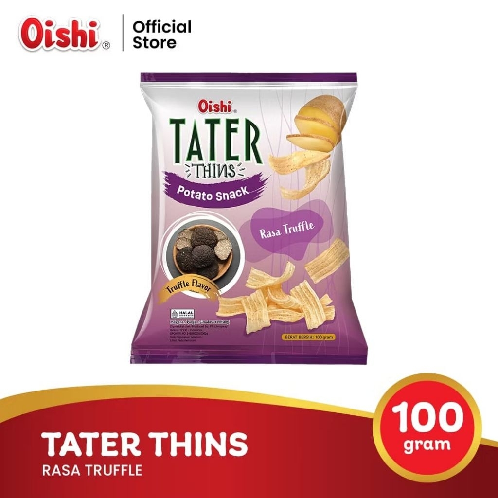 

Oishi Tater Thins Rasa Truffle 100g