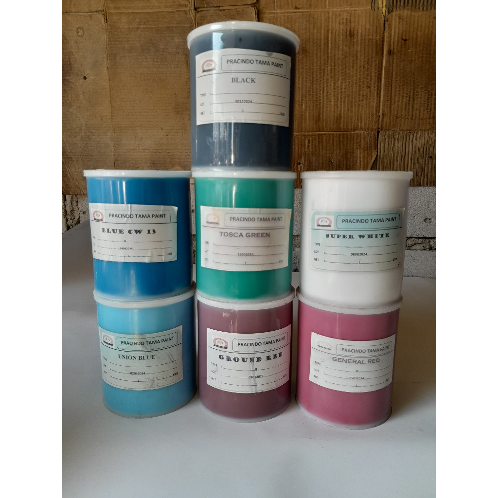Pigmen / pigment resin / pasta pewarna resin kemasan transparan /