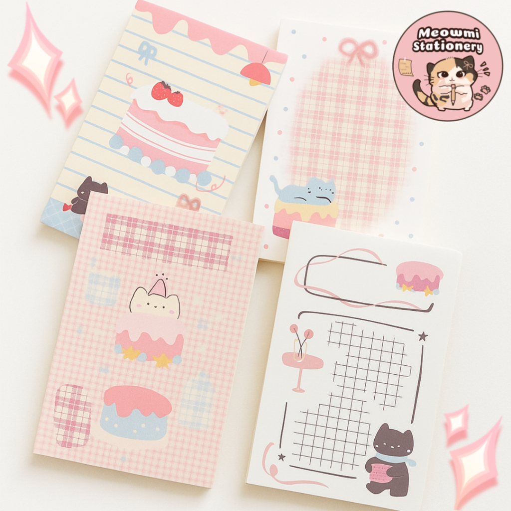 

Memo Pad A7 Notes Motif Feminim Girl Sweet Cake Cat MB0163
