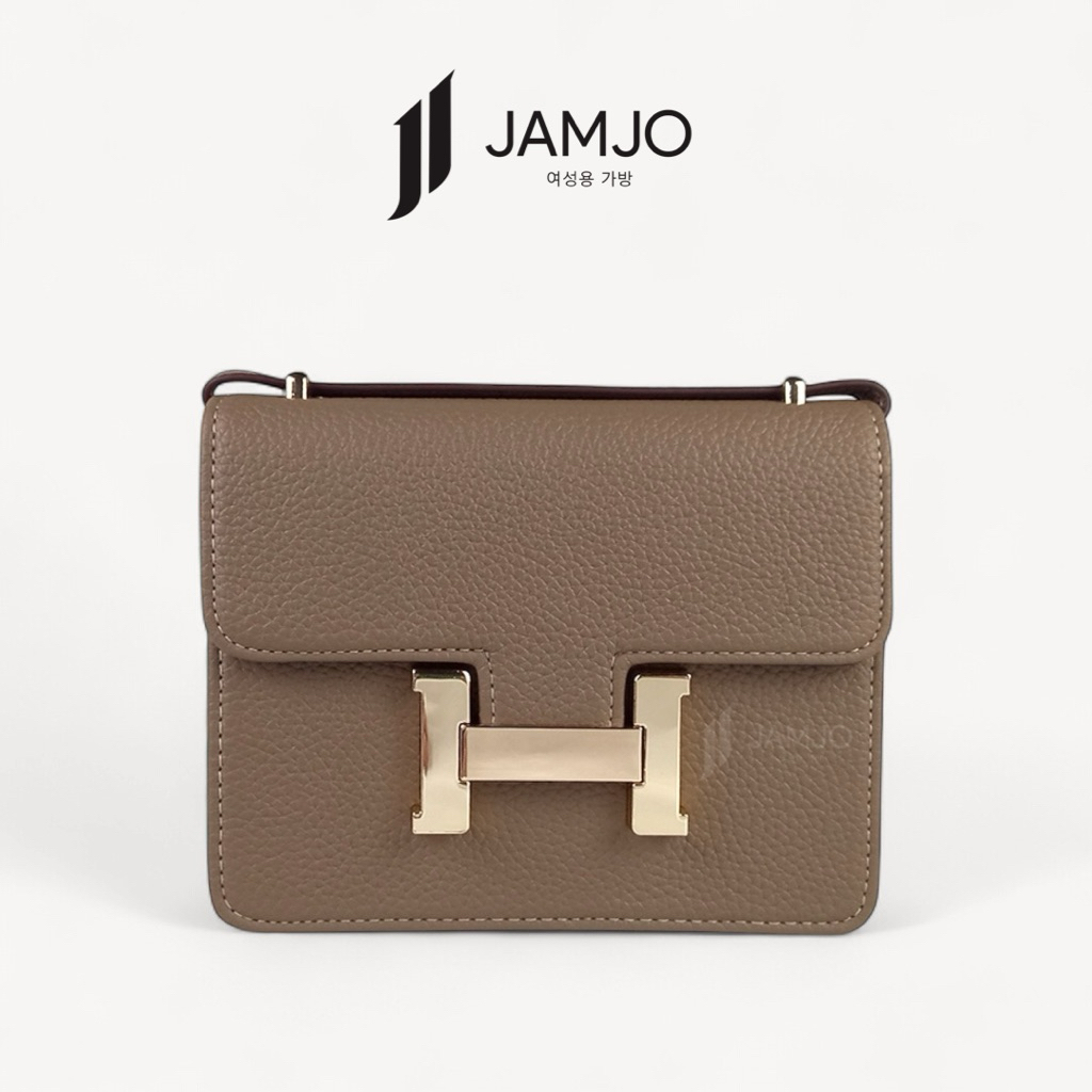 JAMJO - TAS SELEMPANG KULIT WANITA CONNIE BAG LOGO H GROSIR TAS JAKARTA