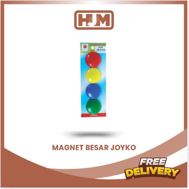 

MAGNET BESAR JOYKO / COLOUR MAGNET WHITEBOARD | MN-40-4