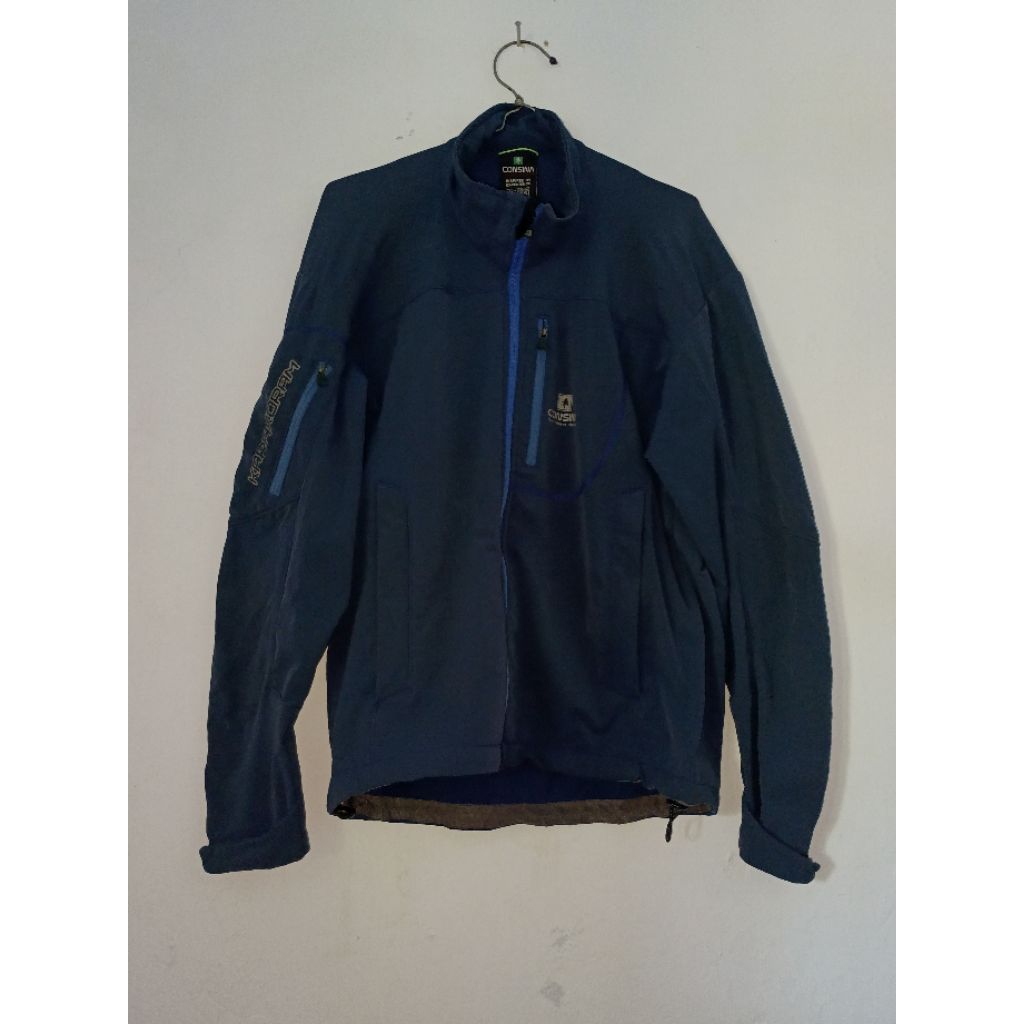 JAKET GUNUNG CONSINA KARAKORAM SIZE S NAVY PRELOVED ORIGINAL