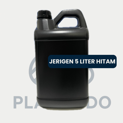 Jerigen 5 Liter HITAM Food Grade Bahan Tebal