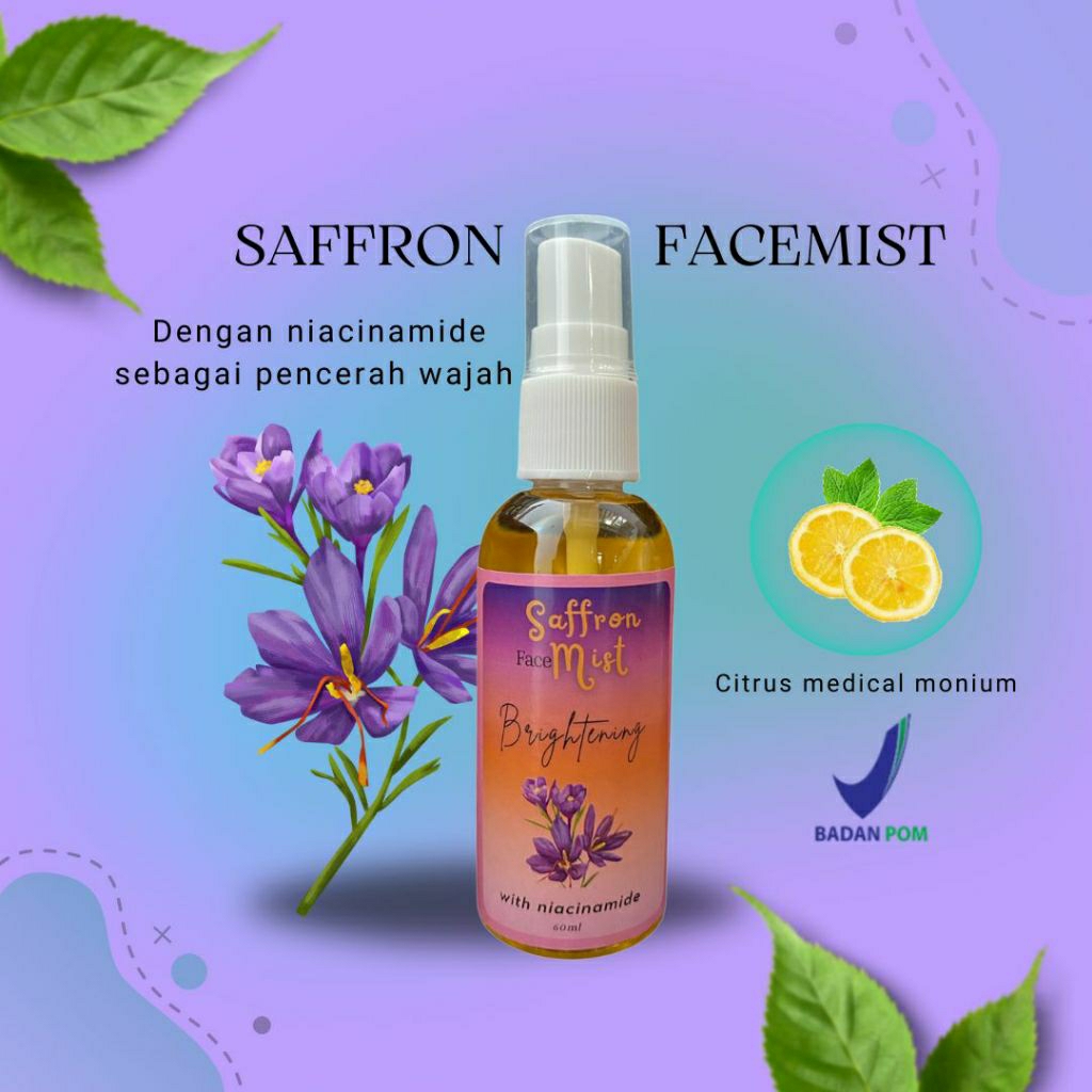 FACE MIST SAFFRON BPOM ORIGINAL
