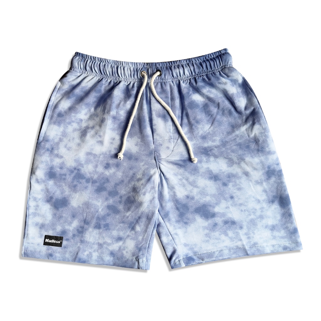 Madless Celana Pendek Pria | Wash Blue | Tie Dye