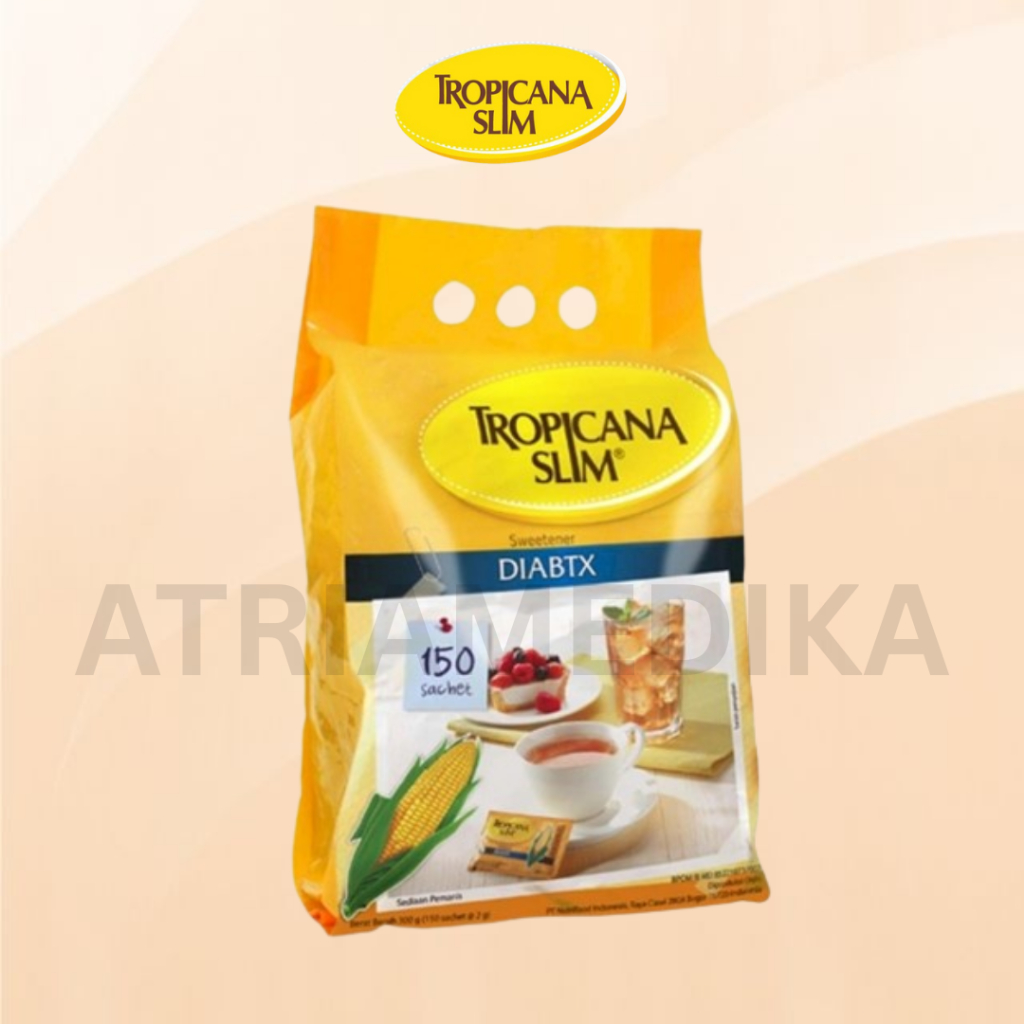 

Gula Tropicana Slim Diabtx 150 Sachet // Gula Bebas Kalori | Gula Diabetes
