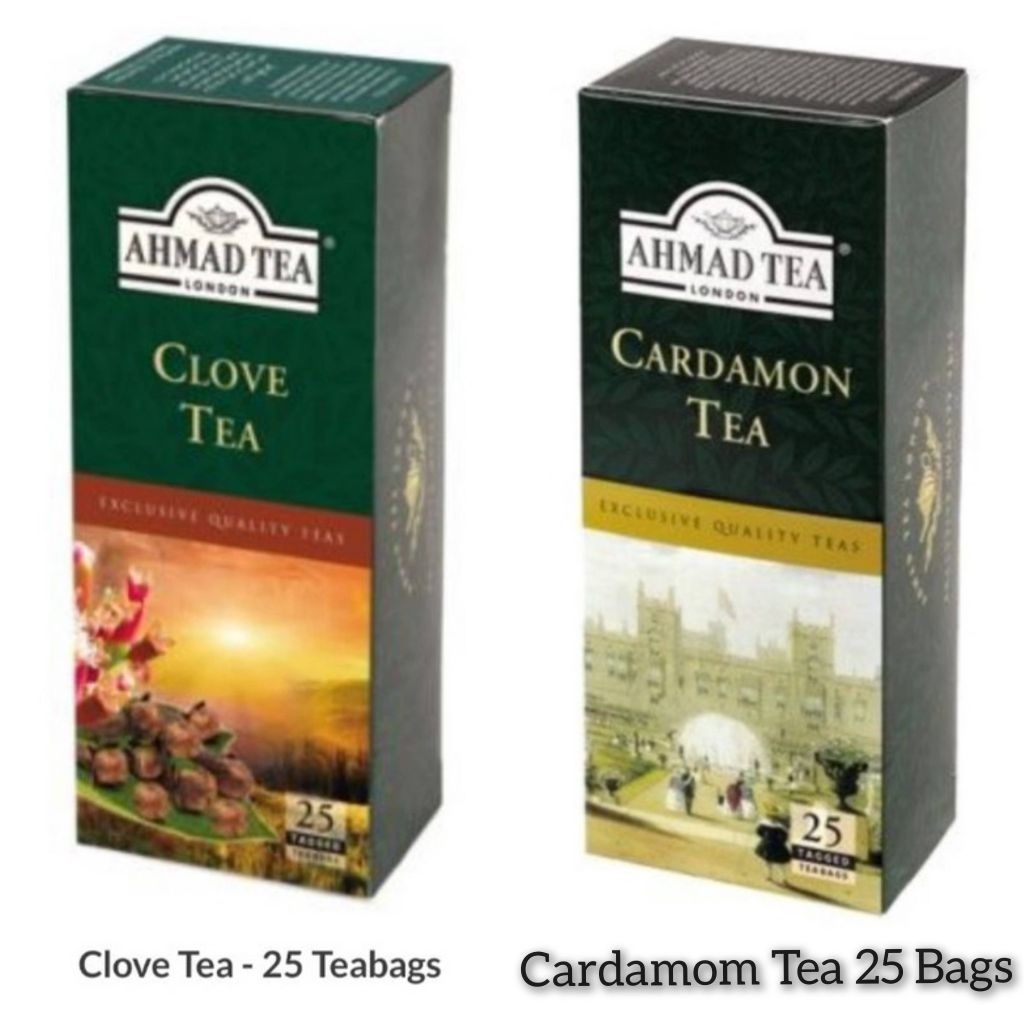 

Teh Ahmad Cardamom or Clove 25 Bags Teh Celup Rasa Kapolaga dan Cengkeh Impor Arab