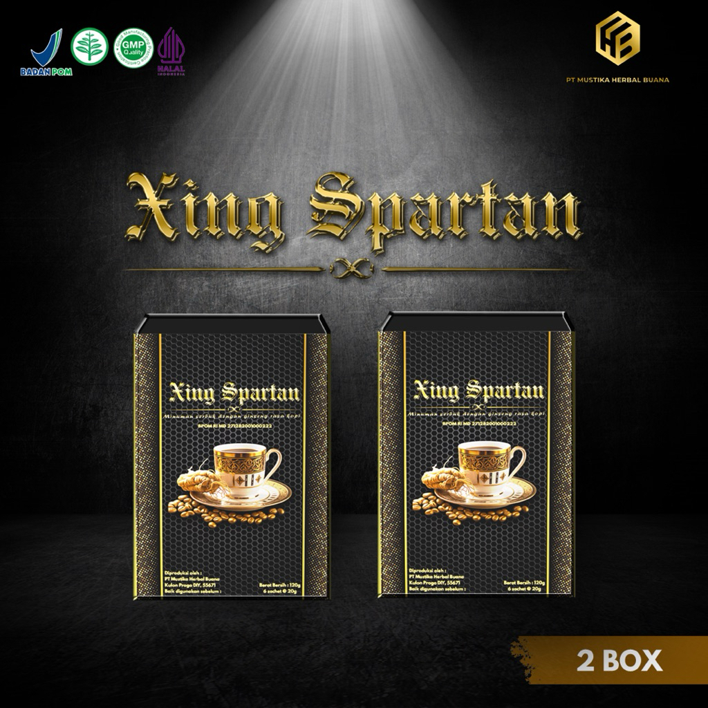 

(2 Box) Xing spartan Kopi Ekstra Ginseng Penambah Stamina Pria Dewasa