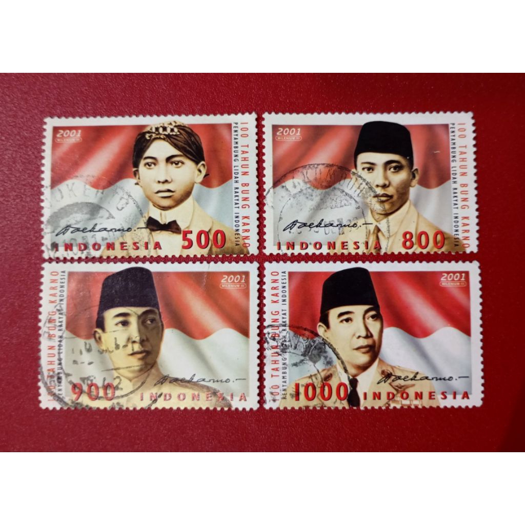 

PRANGKO INDONESIA 100 TAHUN BUNG KARNO 2001