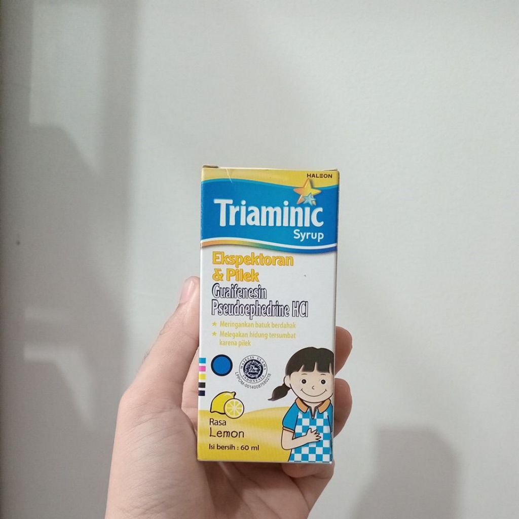 

Triaminic sirup Ekspektoran & pilek rasa lemon