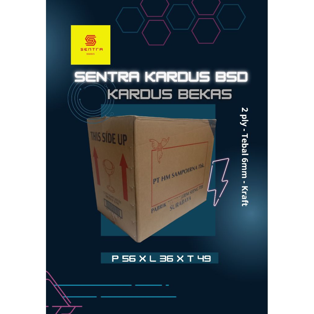

Kardus Besar / Jumbo 2ply Untuk Packing / Pindahan P56 x L36 x T49