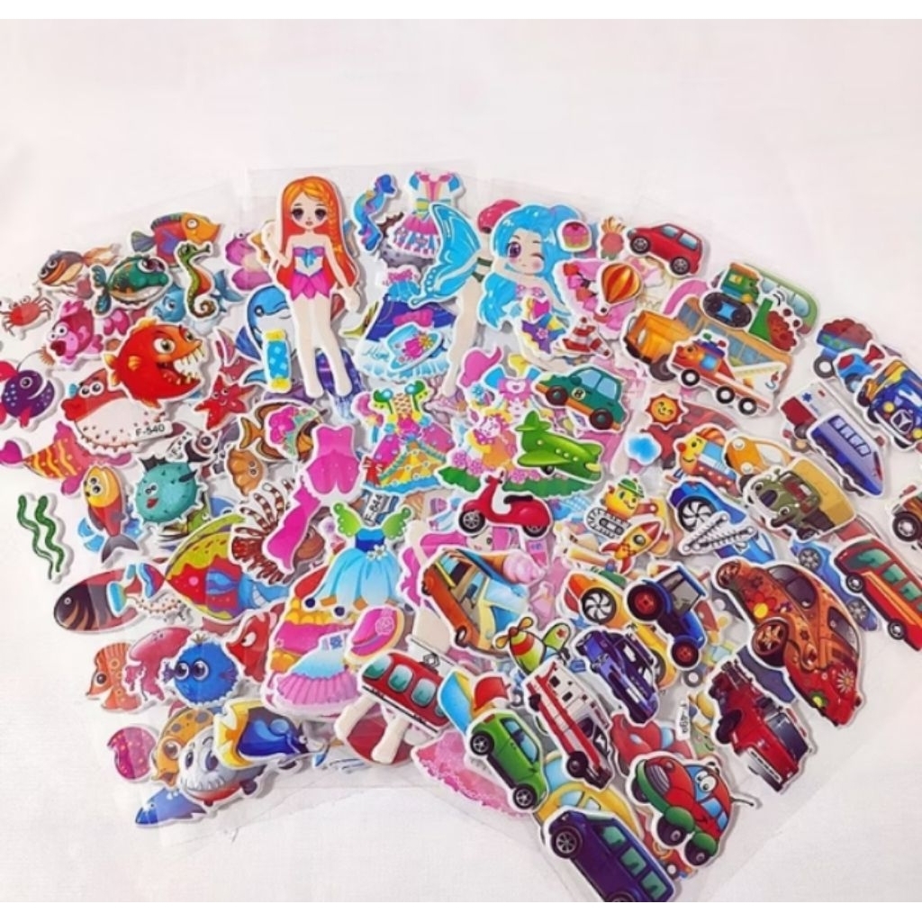 

Stiker anak 3D /Stiker Timbul