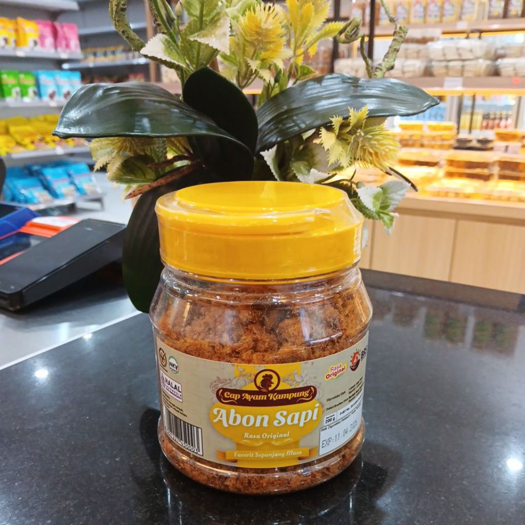 

Abon Sapi Cap Ayam Kampung 200gr