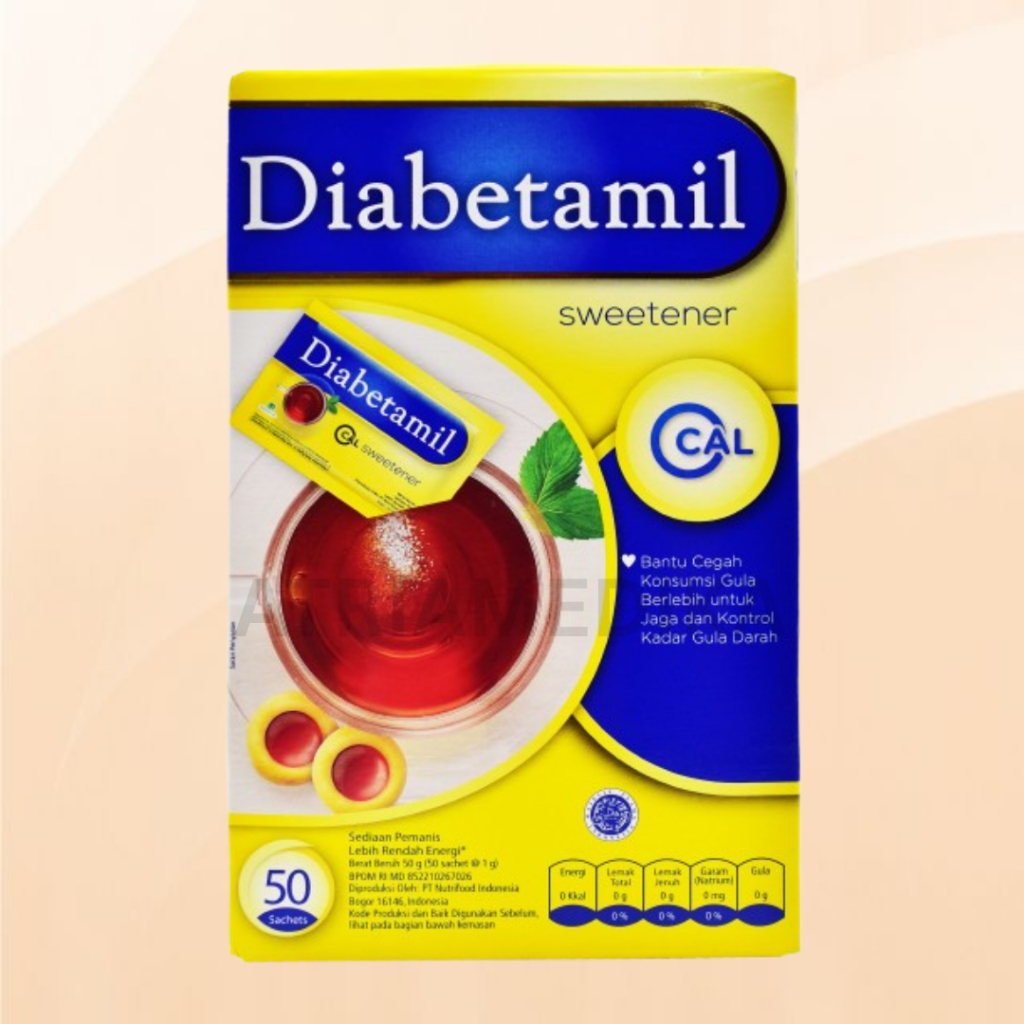 

Gula Diabetamil Box 50 Sachet // Gula Diet dan Diabetes