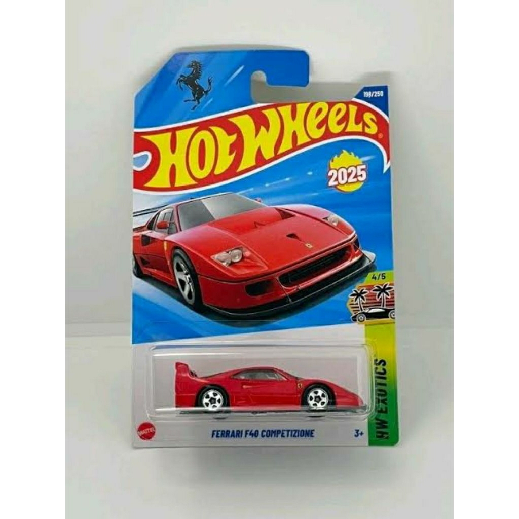 [HOT ITEM] HOT WHEELS FERRARI F40 COMPETIZIONE - HW EXOTICS 2025