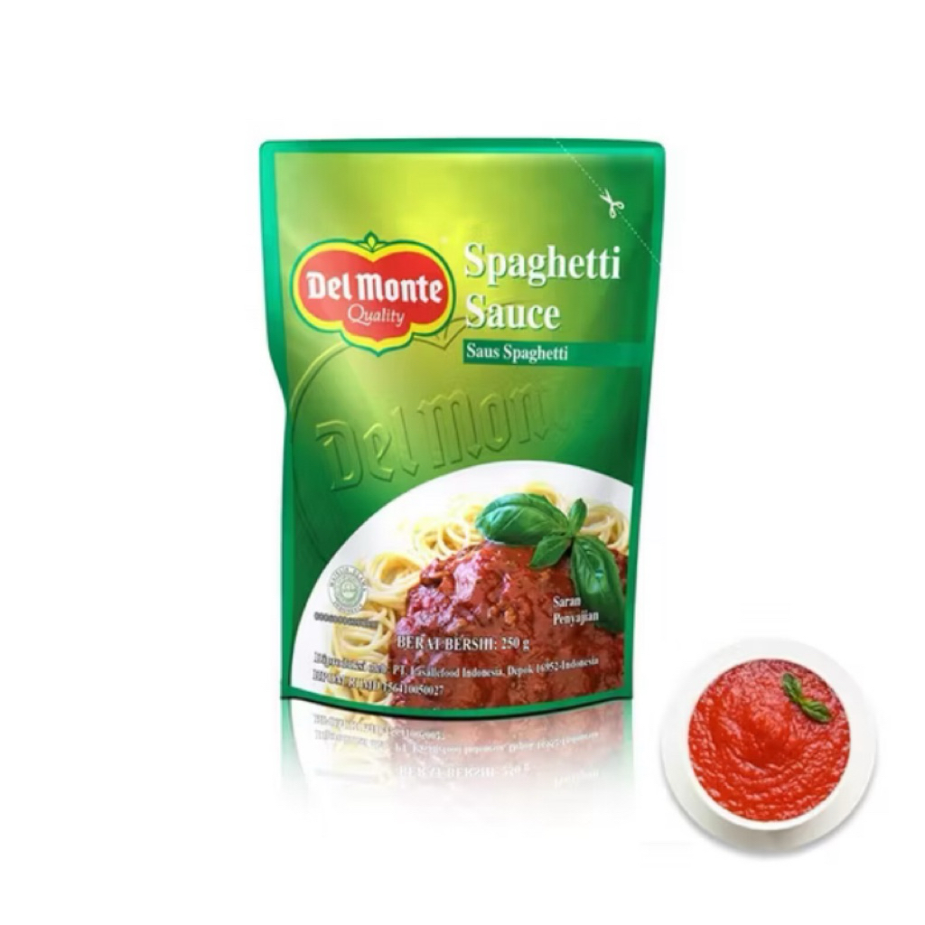 

Del Monte Spaghetti Sauce 250g – Saus Spaghetti Praktis & Lezat Siap Pakai!