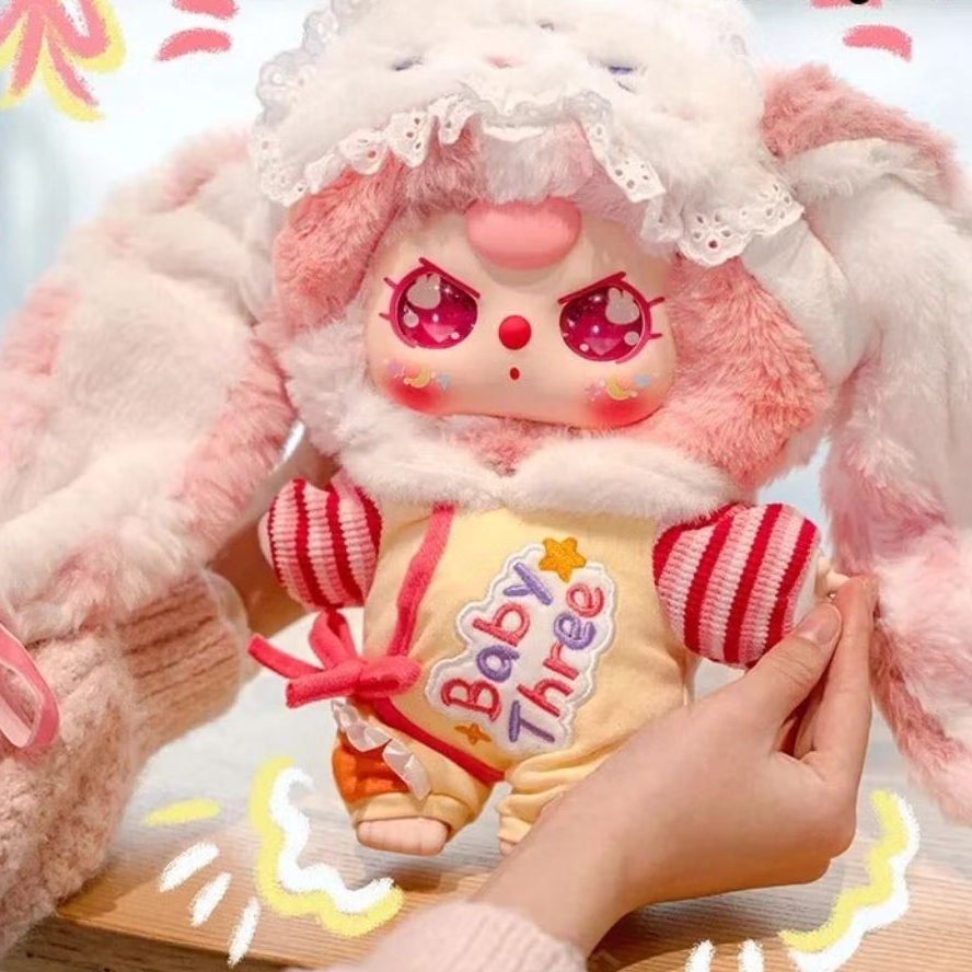 Baby Three 400% Good Night Baby Plush - Bunny Pink