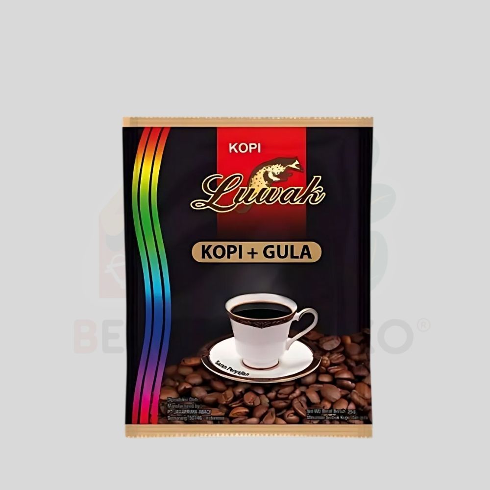 

Kopi Instan Luwak Hitam / Kopi + Gula Instan