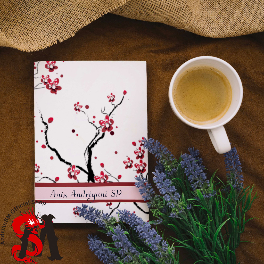 

Notebook Custom Nama buku Tulis Catatan Hardcover A5 #Putih Sakura Diary Aesthetic stationary Sekolah 100 Lembar HVS Bookpaper murah Bisa COD