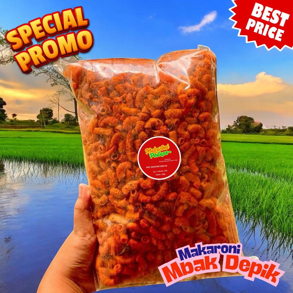 

Camilan Murah Makaroni Super Pedas 250gr