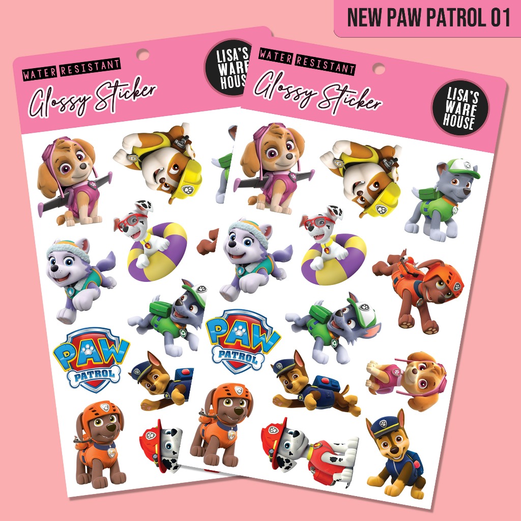 

Sticker New Paw Patrol Volume 01