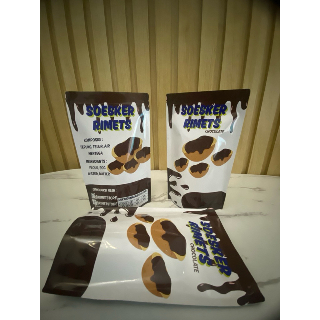 

Soesker Rimets 100 gram rasa cokelat