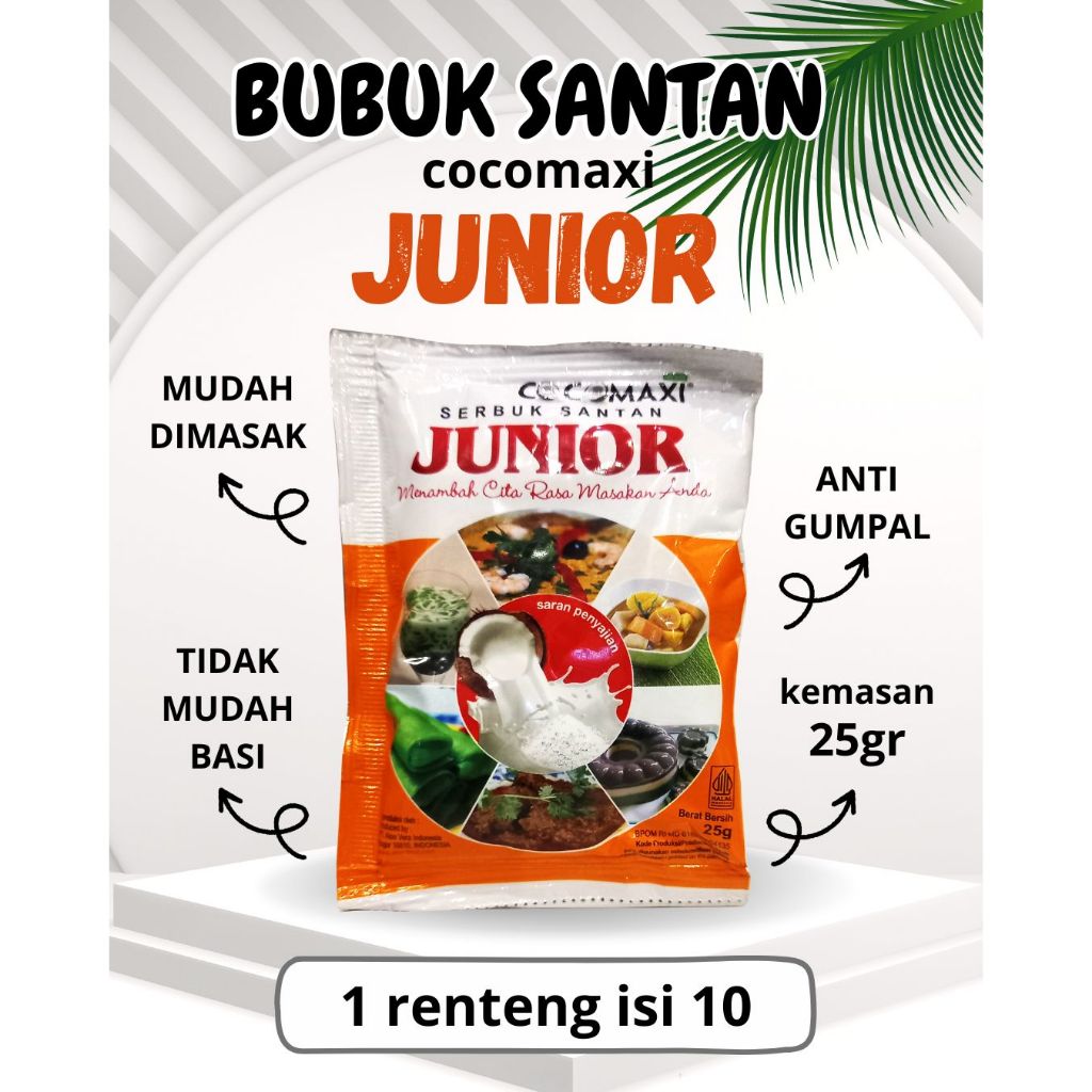 

SANTAN BUBUK COCOMAXI JUNIOR 10PCS