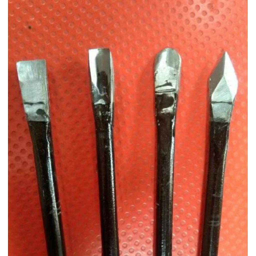 pahat bubut kayu satu set 4 pcs