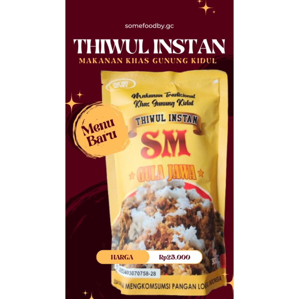 

Tiwul Thiwul Instan Gula Jawa UMKM Gunungkidul (One Day No Rice)