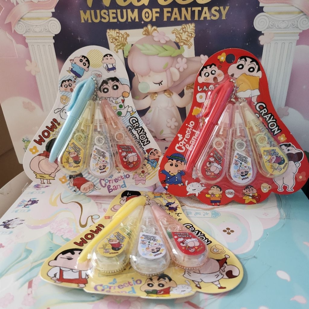 

Small Tip x Kertas Sinchan Set Pena Correction Tape