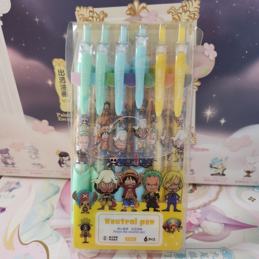 

Pena Set 6 One Piece 3 Warna