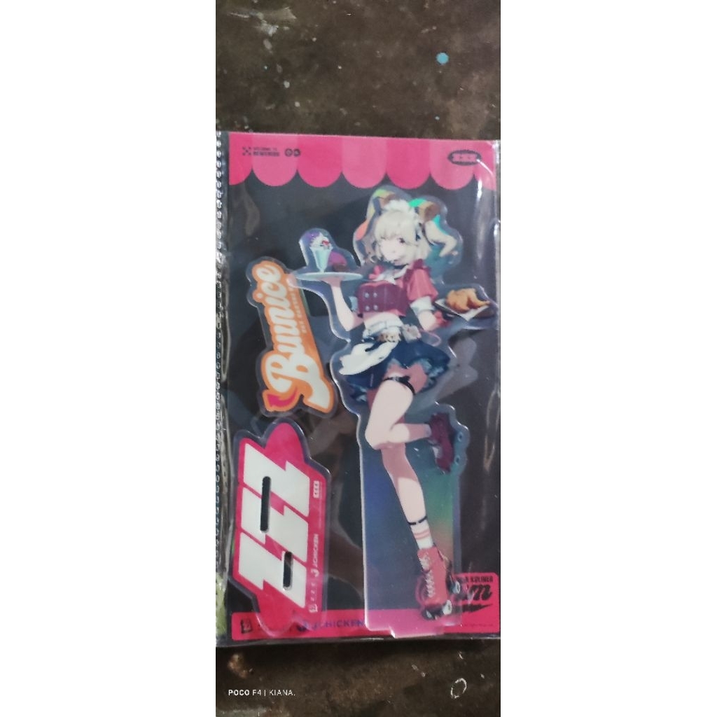 [ Ready Stock ] Standee Burnice ZZZ x Jchicken