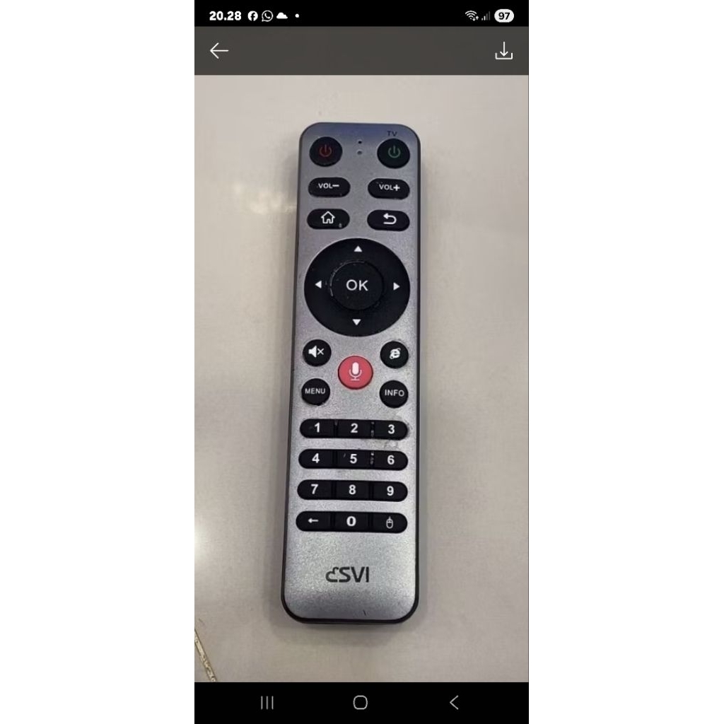 Remote Svicloud 8P ORIGINAL GARANSI RESMI