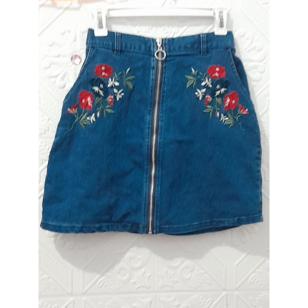 Rok jeans anak size L LP 60/74 Private Pause 25k