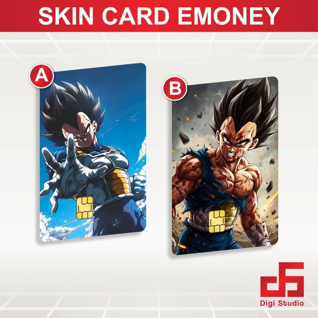 

Digi Studio - Skin Card Vegeta - Emoney / Flazz / ATM / Credit Card