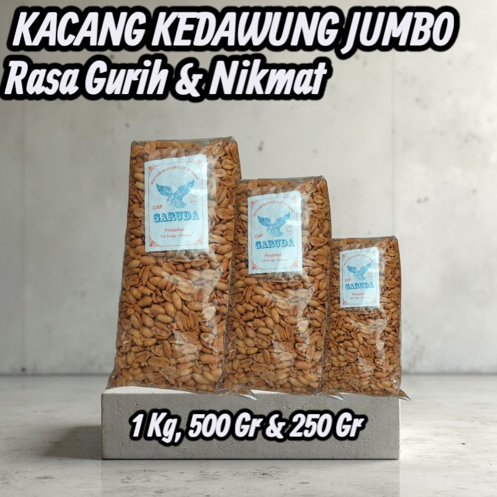 

250 Gram Kacang Kedawung Jumbo Kedaung Rasa Nikmat Snack Camilan Cemilan Jajajan Viral