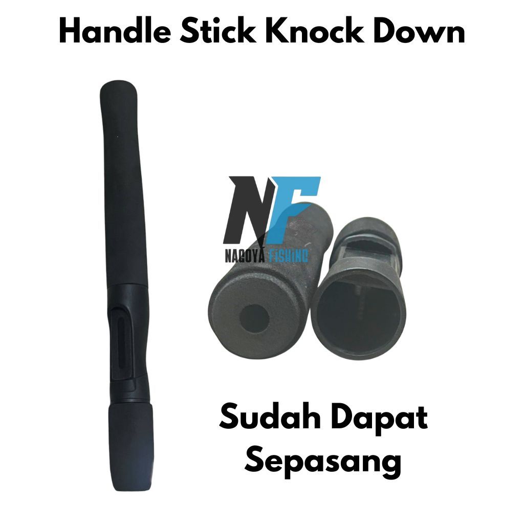 Gagang Joran Busa Eva 40cm dan 50 cm Hitam Keras Merk Stella Products