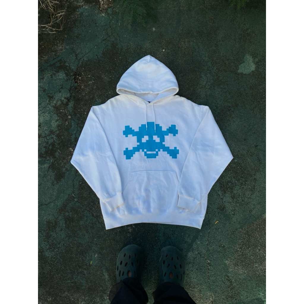 Hoodie Stussy skull bone vintage 2000