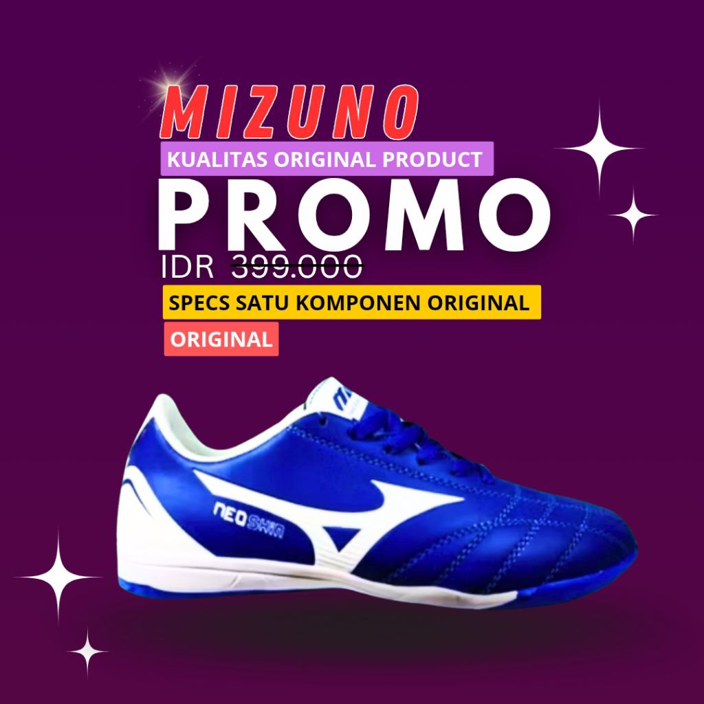 sepatu futsal Mizuno sepatu futsal grade original sepatu olahraga kekinian