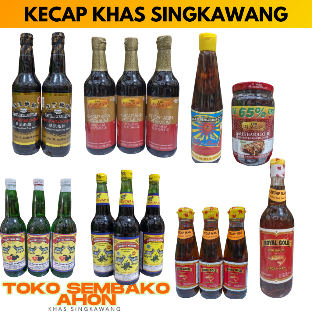 

Kecap Hitam Jamur | KCP Asin Premium LKK | Sari Ikan Royalgold B | Sari Ikan Royalgold K | Sari Ikan TTS | Saus BBQ LKK | Kecap Kambing B | Cuka Kambing B