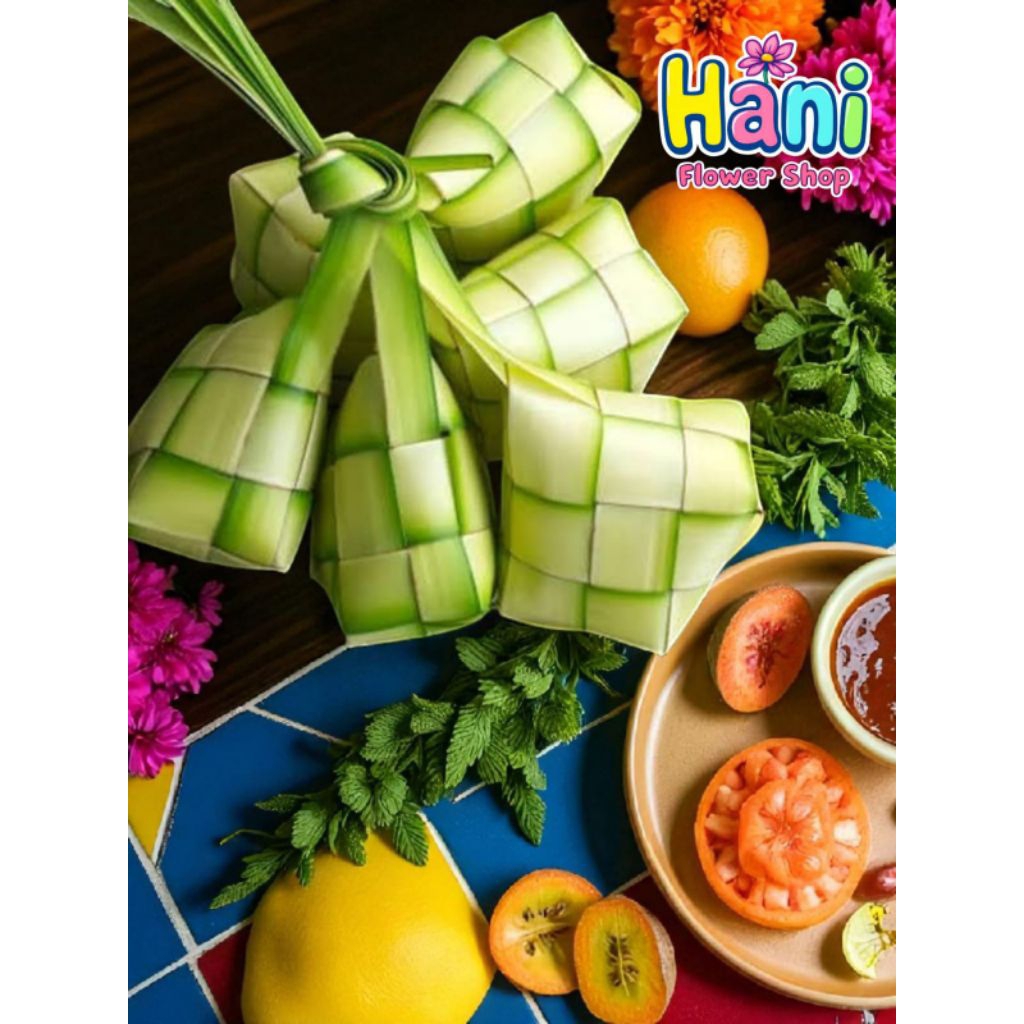 

JANUR BENTUK KETUPAT SIAP ISI BERAS 10 PCS FRESH