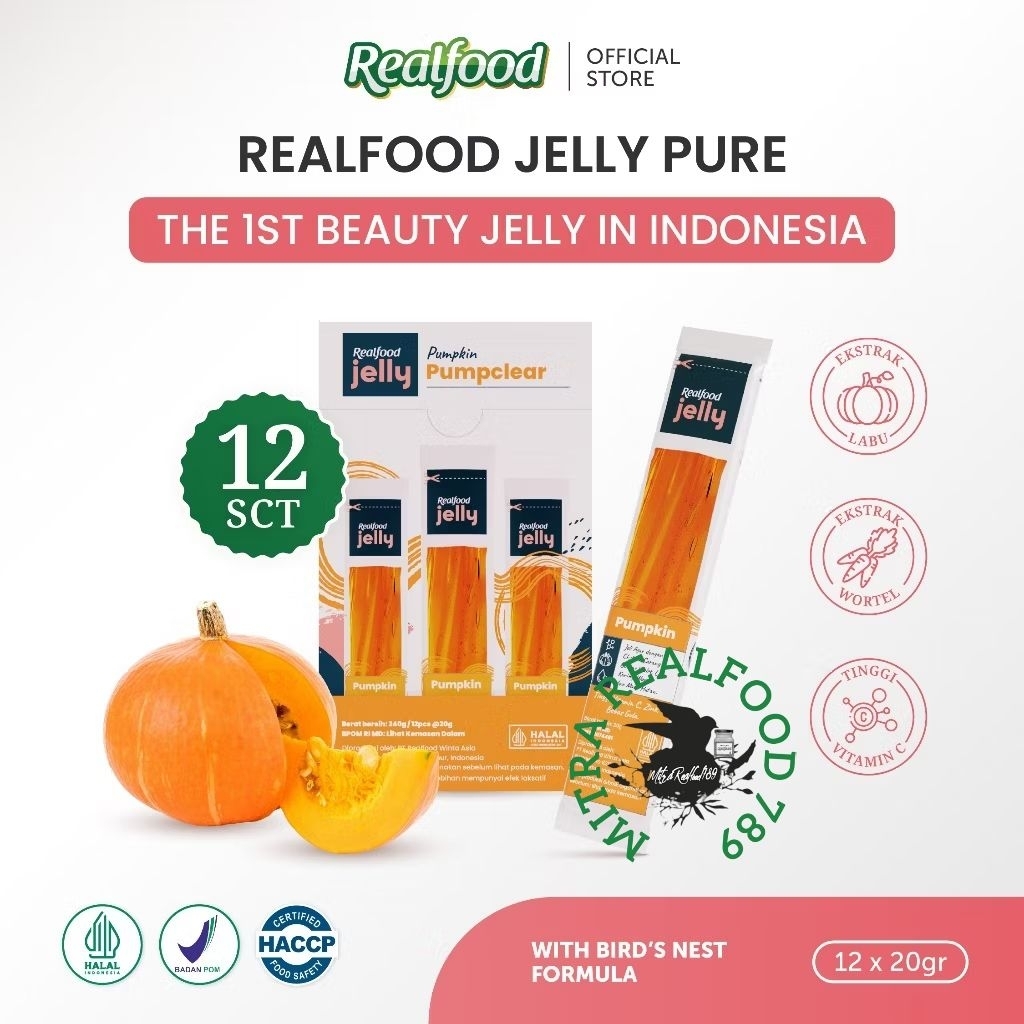 

Realfood Jelly Pure Formulasi Buah Dan Sarang Burung Walet , Zinc ( 12 Pcs )