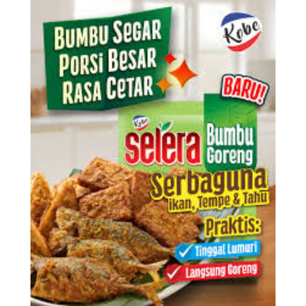 

Kobe Selera Bumbu Goreng Serbaguna 28gr / Pcs