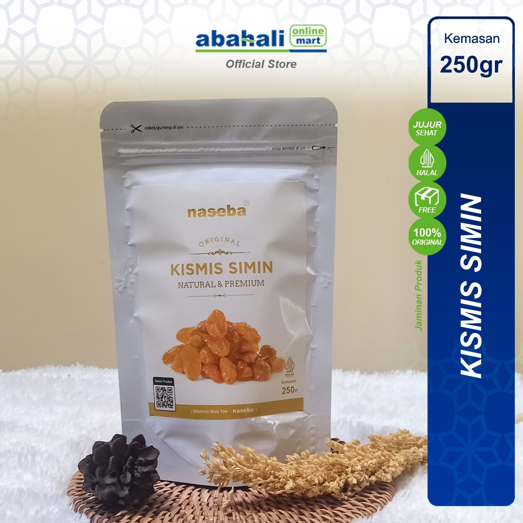 

Premium Naseba Kismis Simin 250gr Camilan Sehat Khas Arab