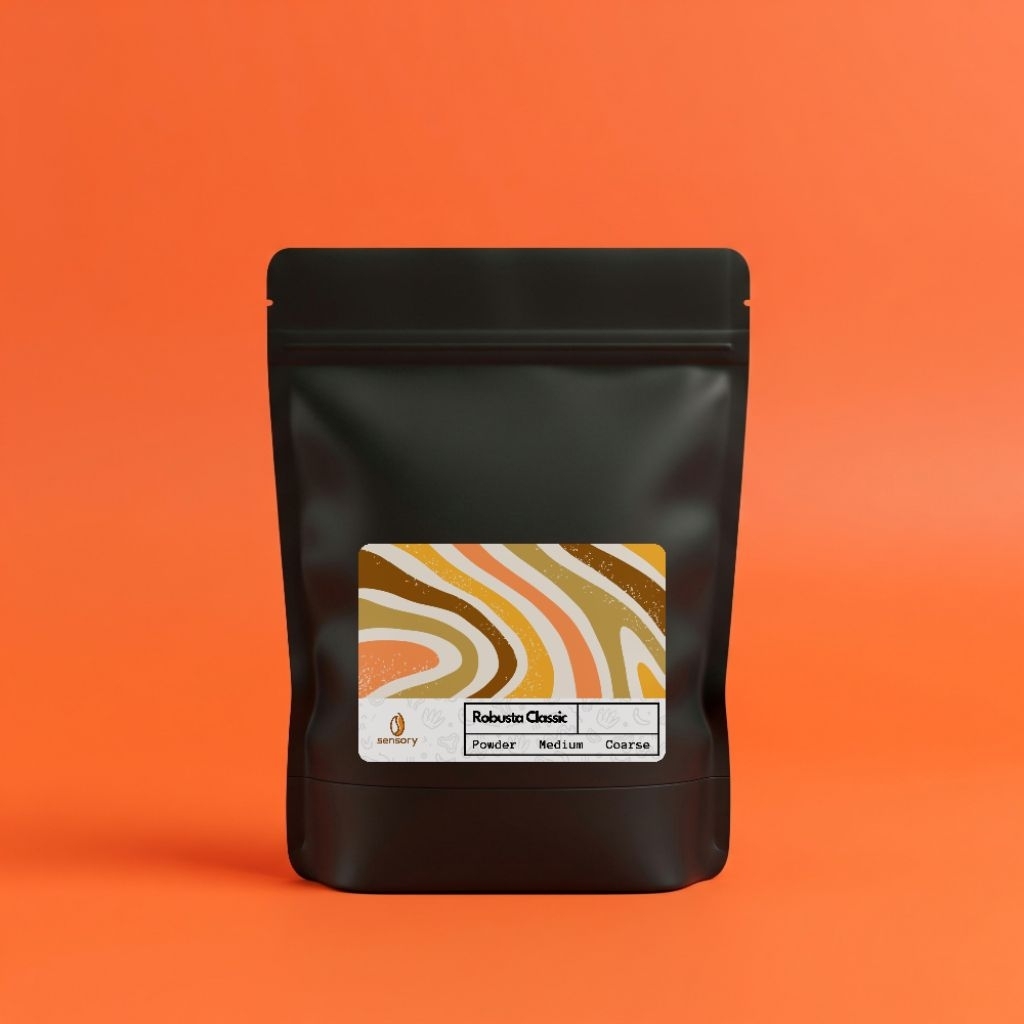 

Kopi Robusta Argopuro berat 500gr - Kopi hitam premium by Sensory Coffee Roastery