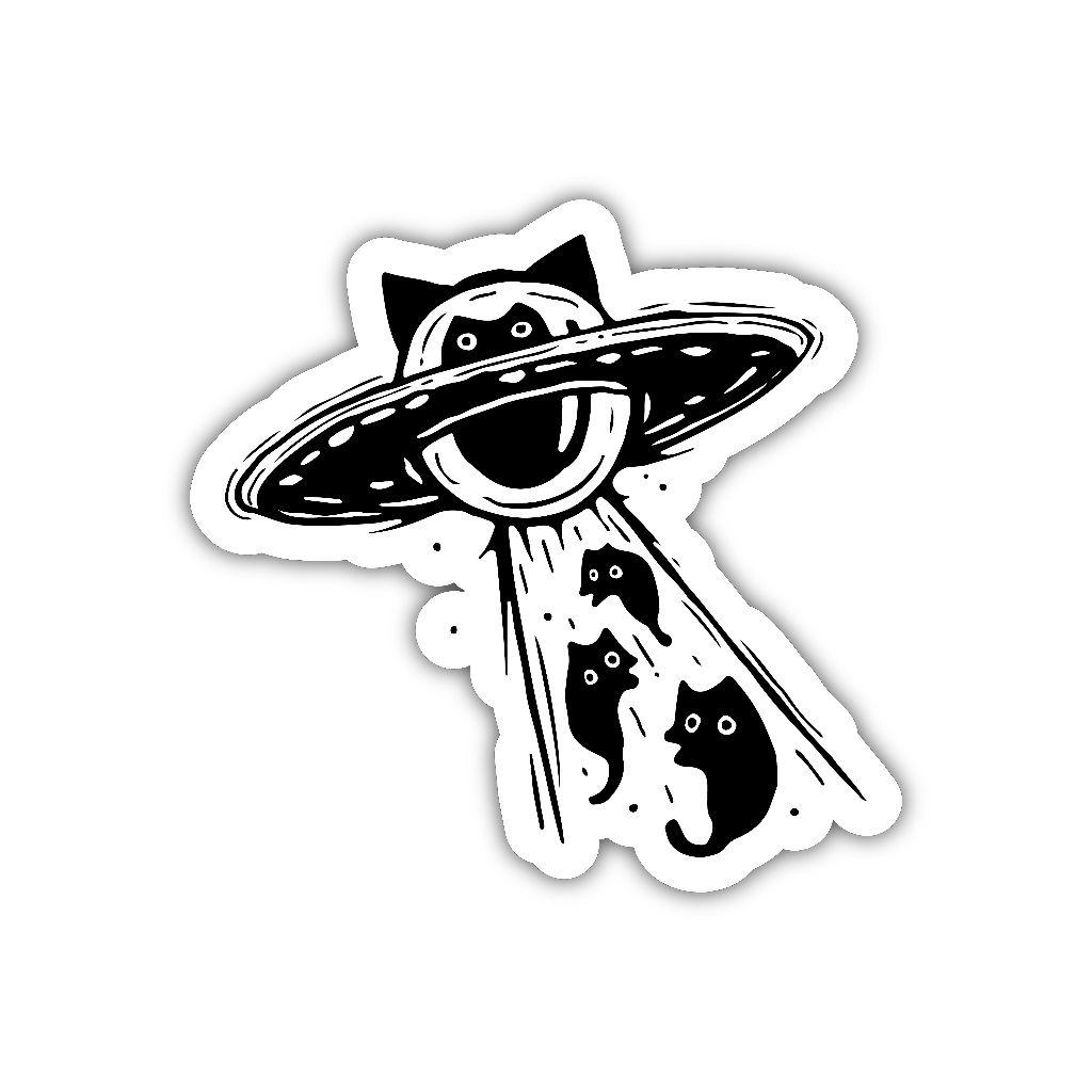 

ZV179 sticker kucing karakter kartun anime aesthetic, stiker vinyl satuan