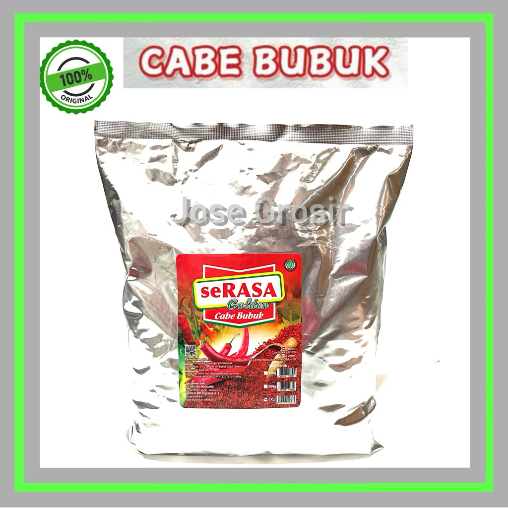 

Cabe Bubuk Halus Serasa Golden Extra Pedas 1kg
