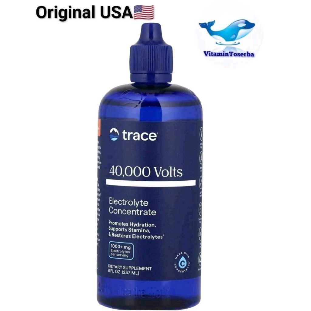 

Trace Minerals 40,000 Volts Liquid Electrolyte Concentrate Drops 237ml