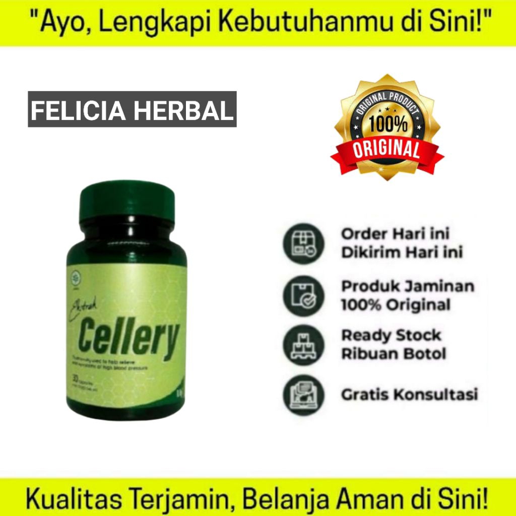 CELLERY Obat Darah Tinggi CELLERY Herbal CELLERY Obat Hipertensi