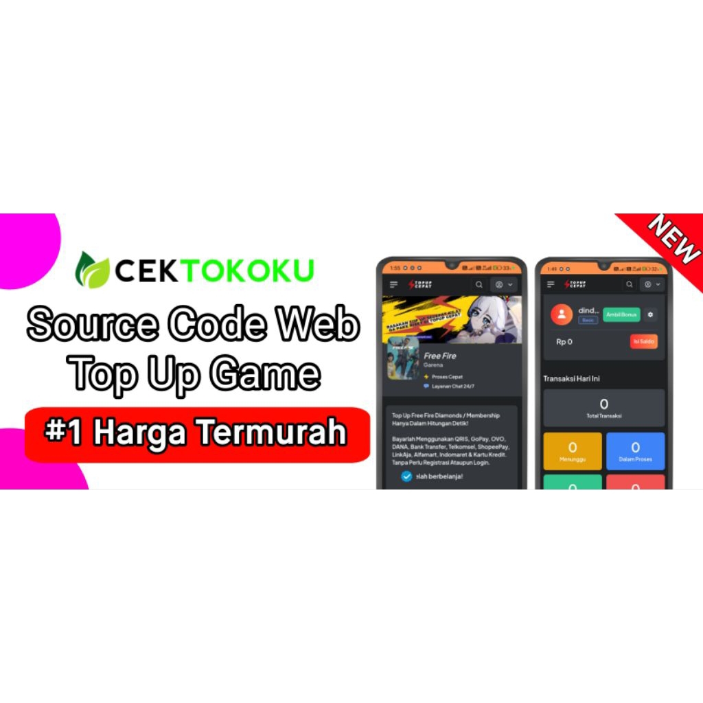 Source Code Web Top Up Game Seperti XiosTopup
